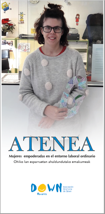 Imagen de una participante del proyecto ATENEA