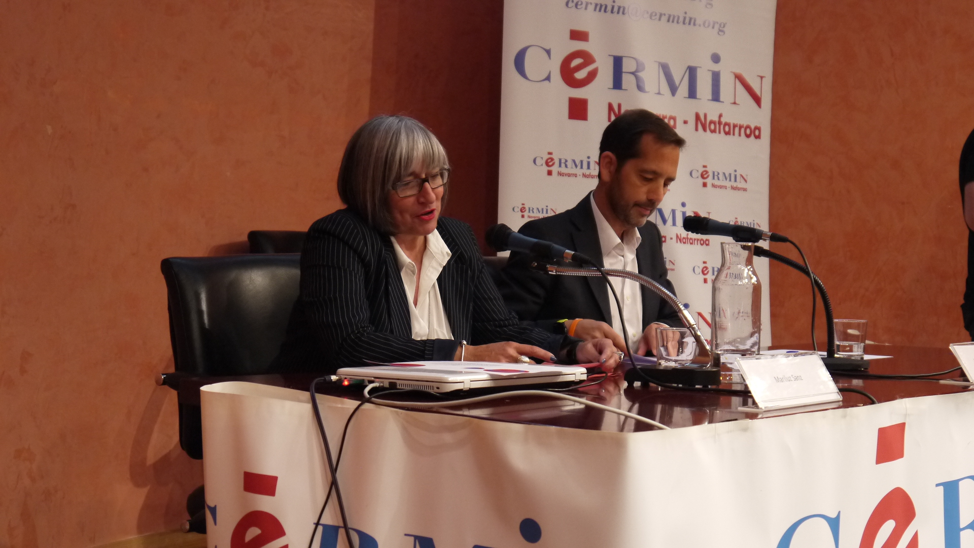 Mariluz Sanz, Presidenta de CERMIN y Manuel Arellano, Vicepresidente de CERMIN