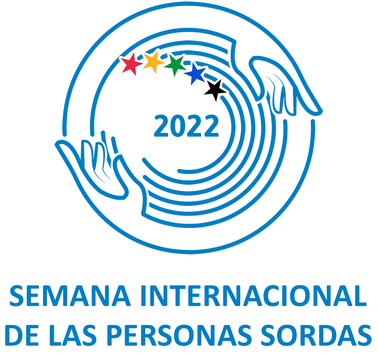 Logo de la Semana Internacional de las Personas Sordas 2022.