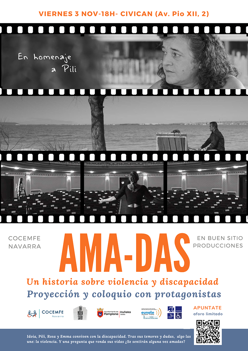 Imagen del cartel del documental Amadas