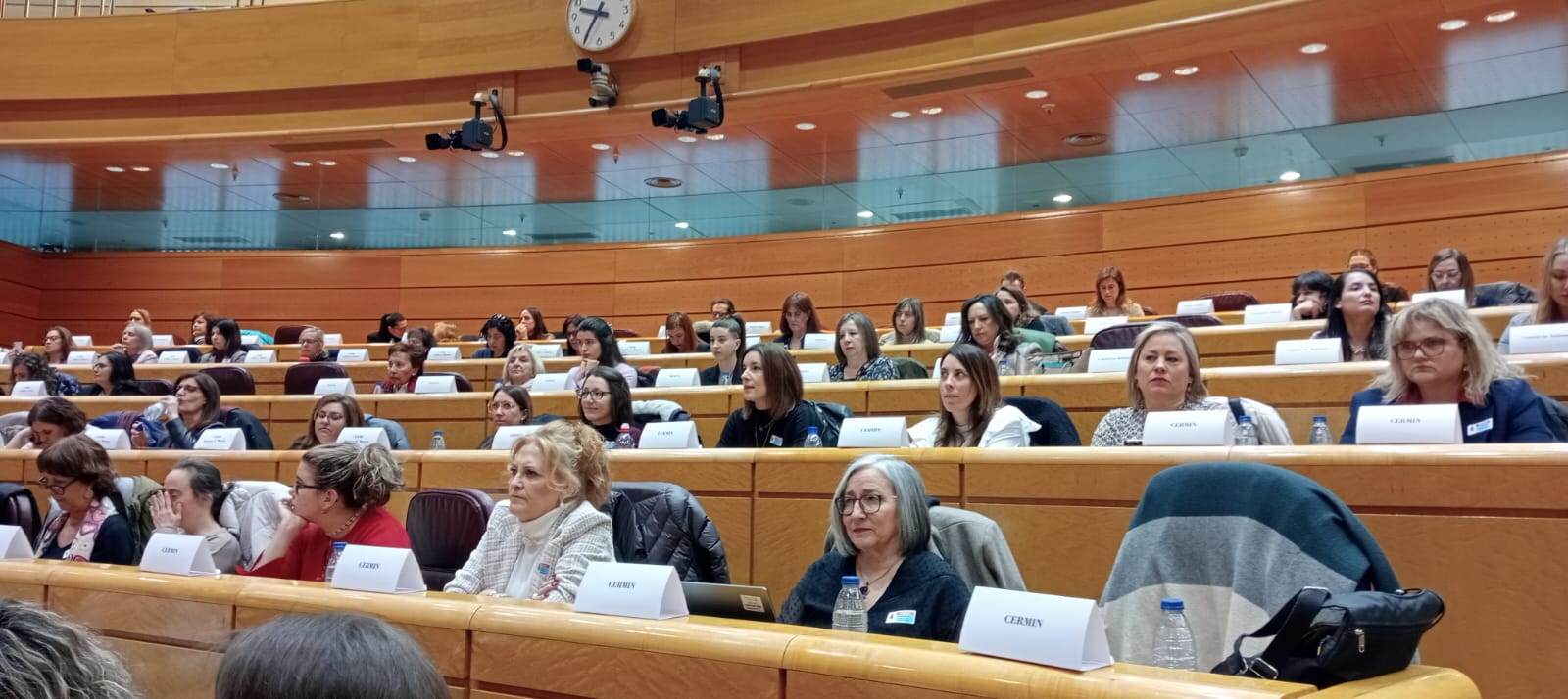 Delegación de CERMIN Navarra en el Senado de España