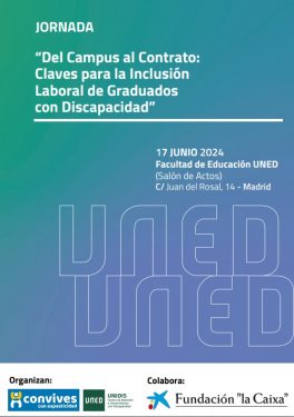 Jornada 'Del Campus al Contrato: Claves para la Inclusión Laboral de Graduados con Discapacidad' - UNIDIS