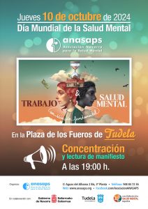 CARTEL DE ANASAPS CON MOTIVO DEL DÍA DE LA SALUD MENTAL