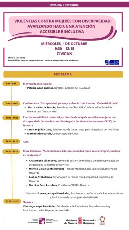 Jornada 'Violencias contra mujeres con discapacidad: avanzando hacia una atención accesible e inclusiva' - INAI