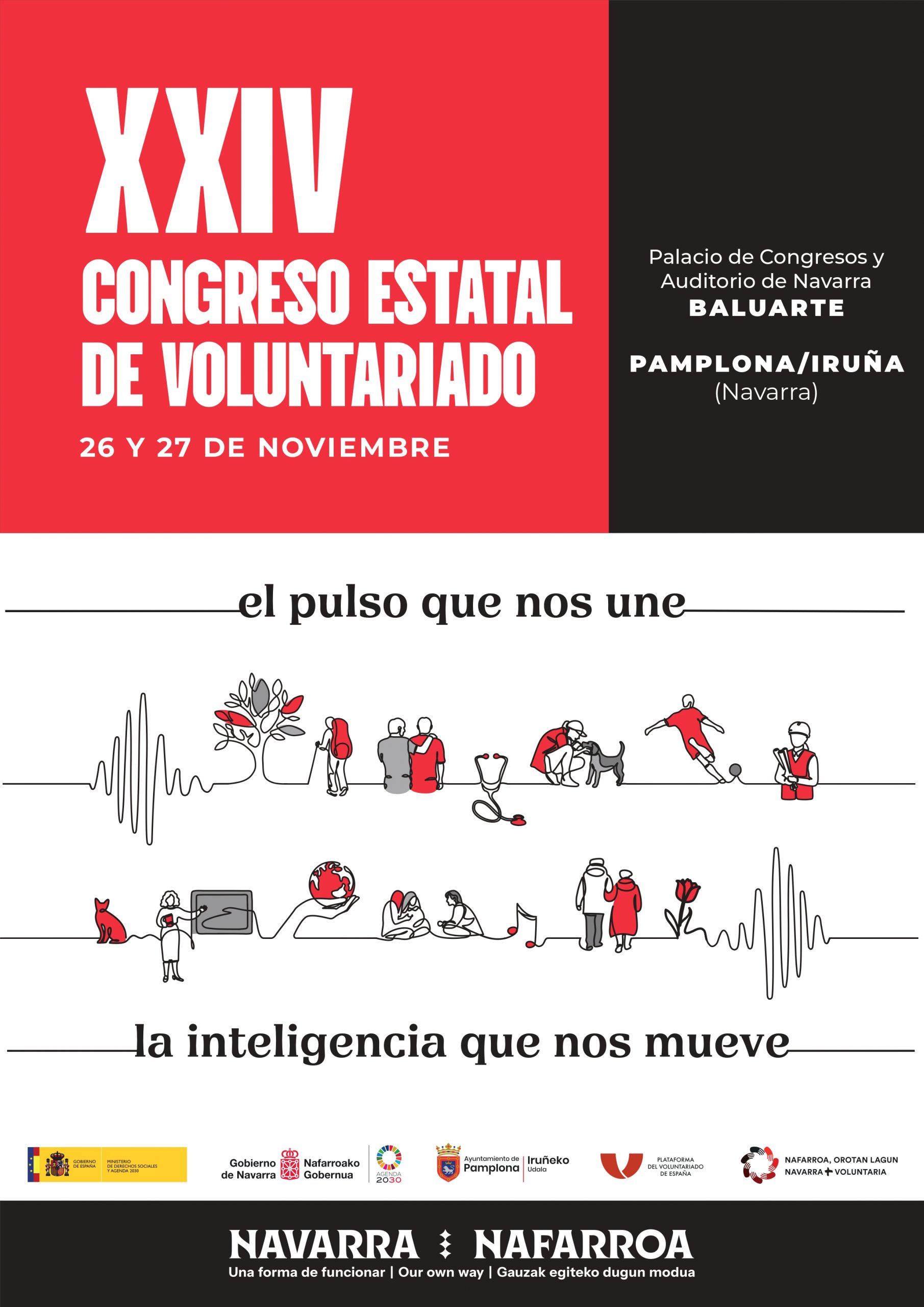 cartel del congreso de voluntariado