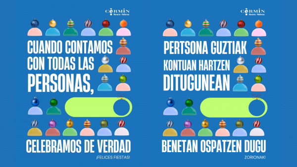 'Cuando contamos con todas las personas, celebramos de verdad' 'Pertsona guztiak kontuan hartzen ditugunean benetan ospatzen dugu'
