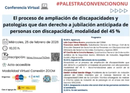 Conferencia virtual: El proceso de ampliación de discapacidades y patologías que dan derecho a jubilación anticipada de personas con discapacidad - CERMI
