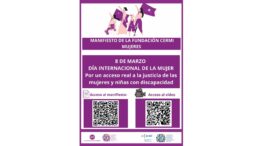 'Por un acceso real a la justicia de las mujeres y niñas con discapacidad', manifiesto de Fundación Cermi Mujeres el 8M