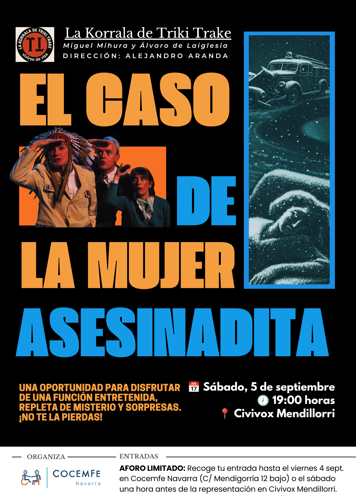 cartel obra de teatro COCEMFE