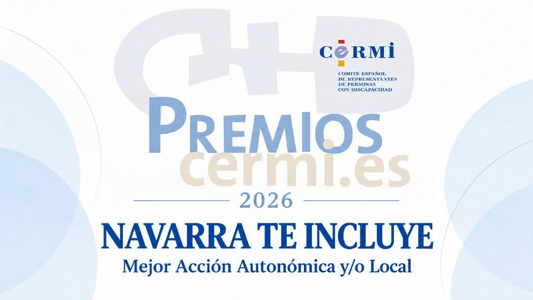 creatividad donde aparecer CERMI ESTATAL y Navarra te incluye por los premios cermi