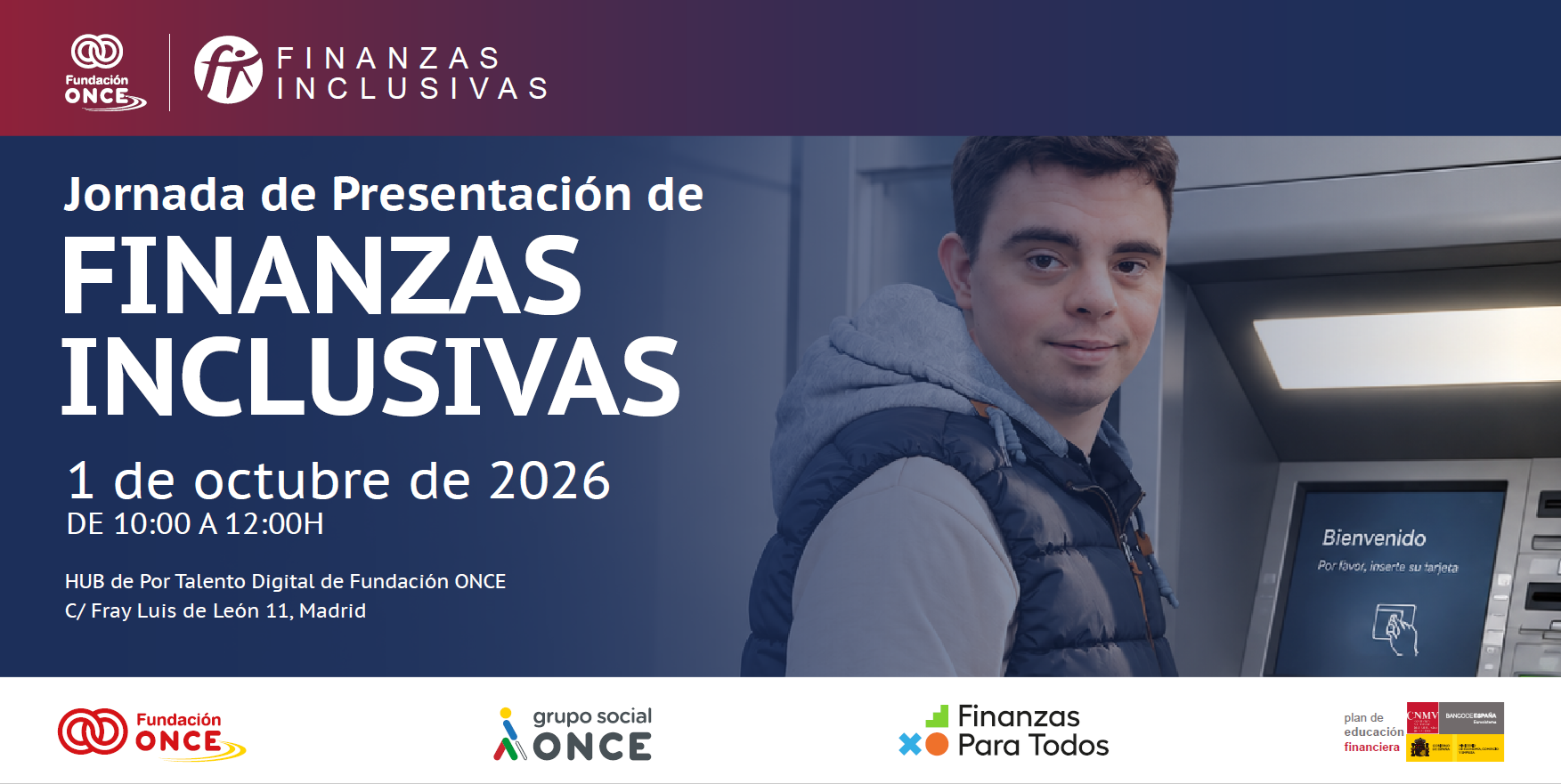 cartel de FINANZAS INCLUSIVAS