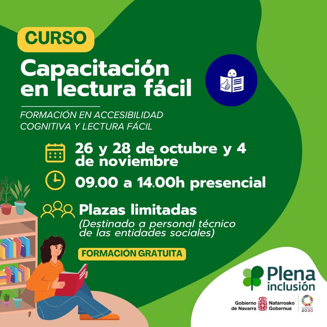 cartel Plena inclusión Navarra