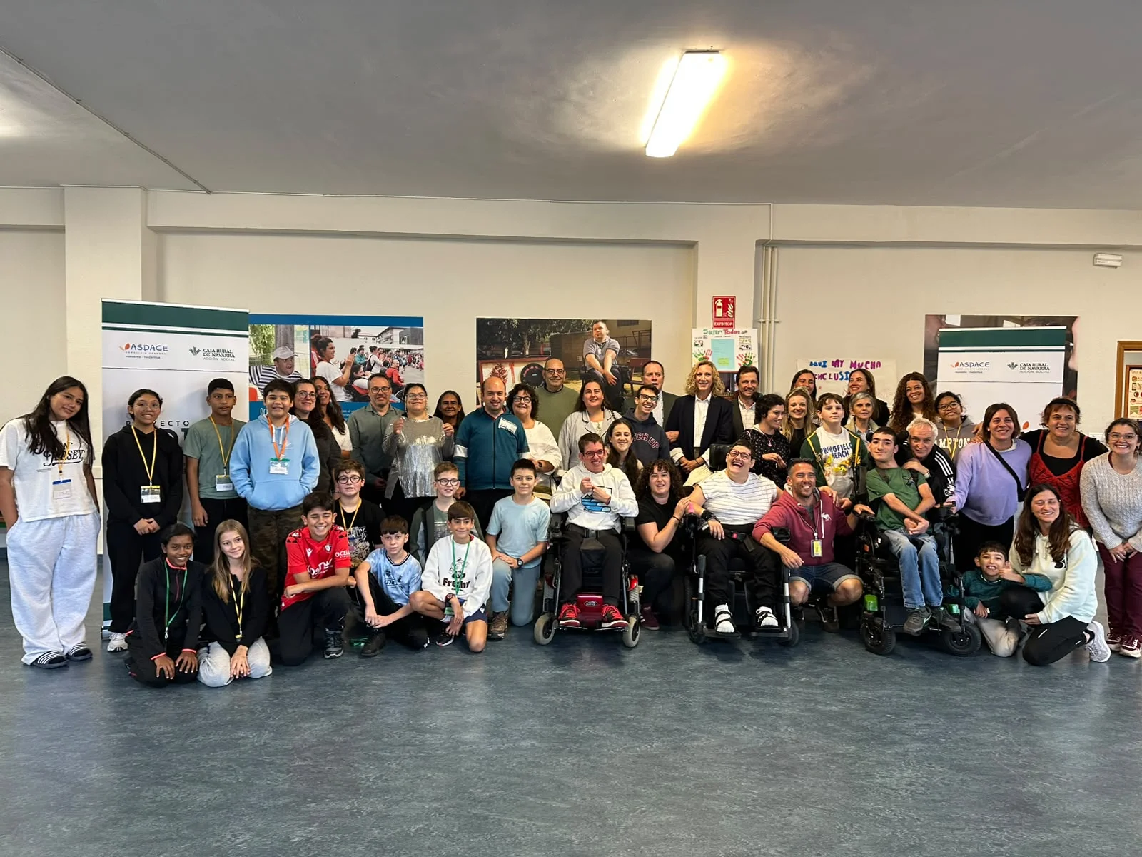 fotografía de grupo de ASPACE